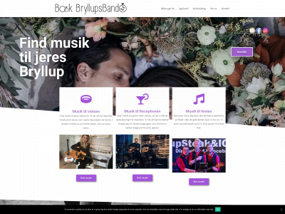 bookbryllupsband.dk snapshot