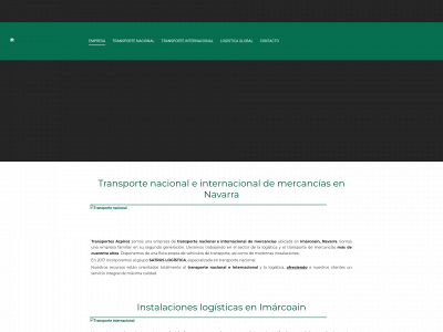transportesazpiroz.es snapshot