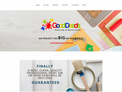 www.gooddeedspainting.com snapshot