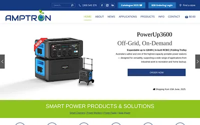 www.amptron.com.au snapshot