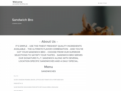 sandwichbro.com snapshot