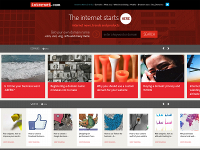 internet.com snapshot