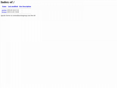 cornwallauctiongroup.com snapshot