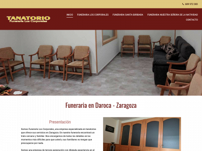 funerarialoscorporales.es snapshot