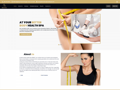 betterbodyhealthspa.com snapshot