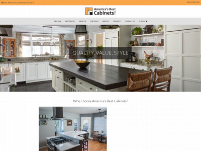 americasbestcabinets.com snapshot