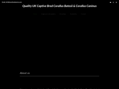 corallusbatesii.co.uk snapshot