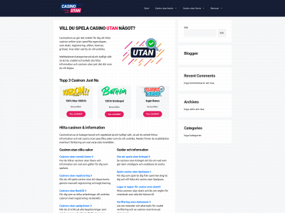 casinoutan.se snapshot