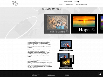 motivateonpape.com snapshot