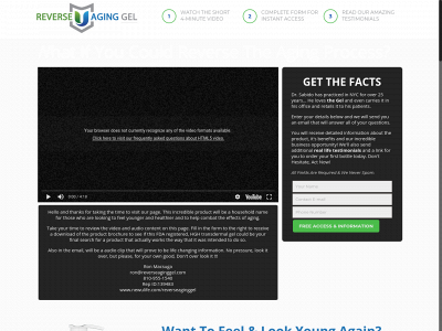 reverseaginggel.com snapshot