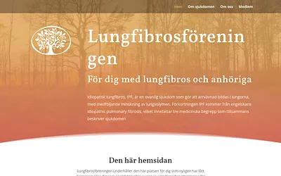 lungfibrosforeningen.se snapshot