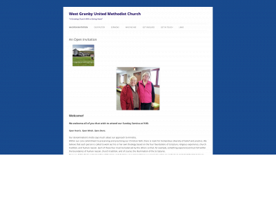 westgranbyumc.org snapshot