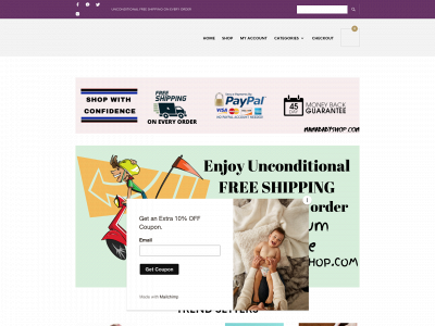 mamababyshop.com snapshot
