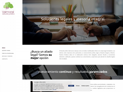 valmoralabogados.com snapshot