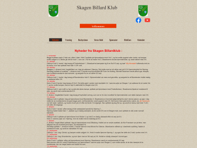 skagenbillardklub.dk snapshot