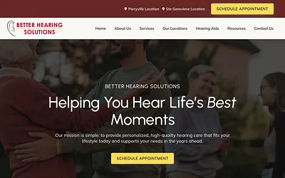 betterhearingsolutions.net snapshot