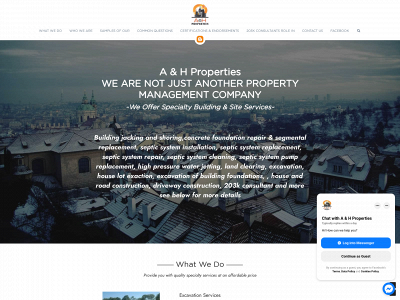 www.ahpropertyservices.com snapshot