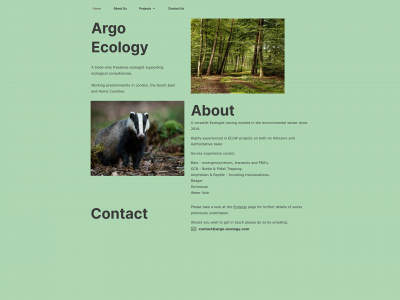 argo-ecology.com snapshot