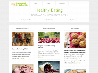 happyandconfidentme.com snapshot