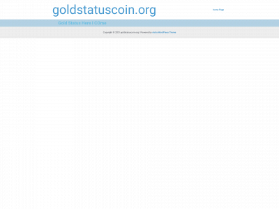 goldstatuscoin.org snapshot