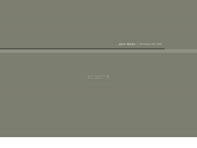 johnwalsharchitect.com snapshot