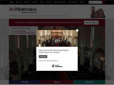 stbarnabasottawa.com snapshot