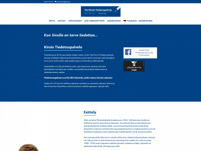 kirsintiedotuspalvelu.fi snapshot