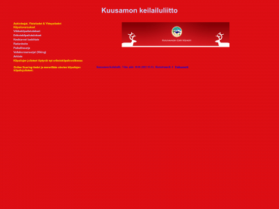 kuusamonkeilailuliitto.com snapshot