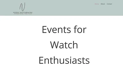 nordicwatchmaking.com snapshot