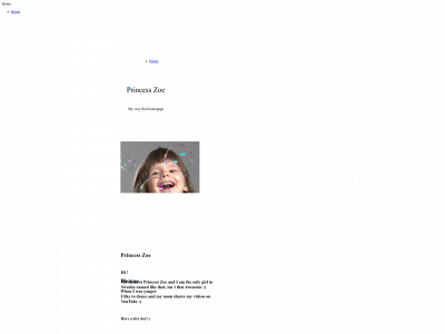 princesszoe.com snapshot