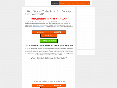 sambadlotteryresult.com snapshot