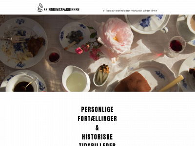 erindringsfabrikken.dk snapshot