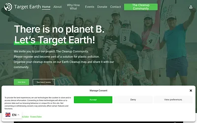 targetearthfoundation.com snapshot
