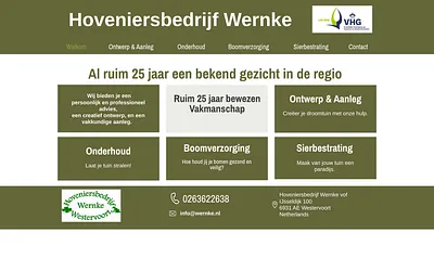 hoveniersbedrijfwernke.nl snapshot