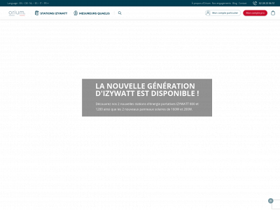 oriumfrance.com snapshot