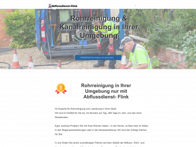 rohrfrei-flink.de snapshot