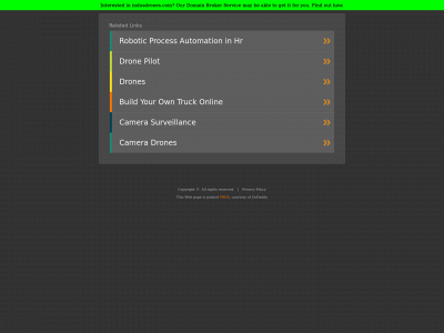 indusdrones.com snapshot