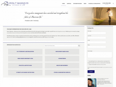 maniquislaw.com snapshot