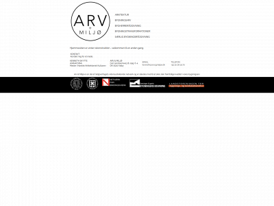 arvogmiljoe.dk snapshot
