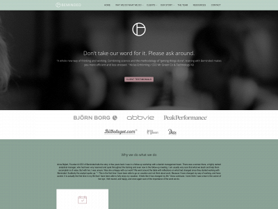 beminded.com snapshot