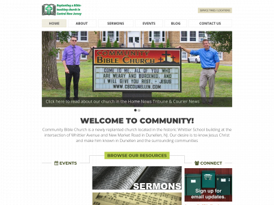 communitybiblechurchnj.com snapshot
