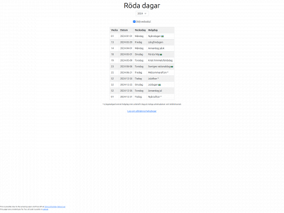 reddays.se snapshot