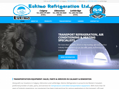 eskimo-refrigeration.ca snapshot
