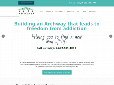 archwaysrecoverycenters.com snapshot