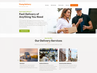 thangdelivery.com snapshot