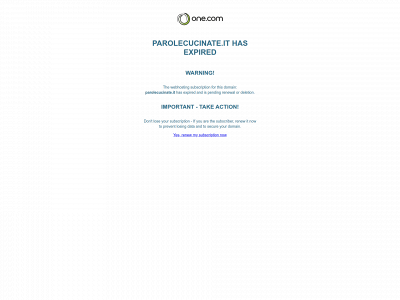 parolecucinate.it snapshot