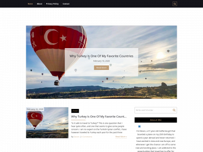 evolvingtraveler.com snapshot