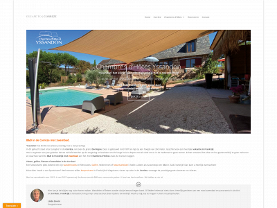 escapetocorreze.com snapshot