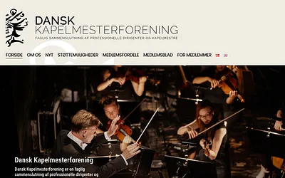 kapelmesterforening.dk snapshot