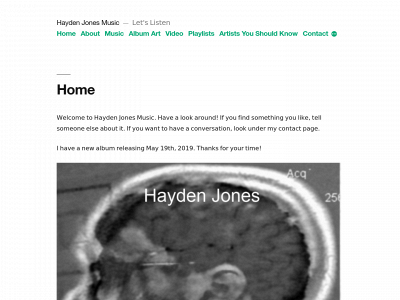 haydenjonesmusic.us snapshot